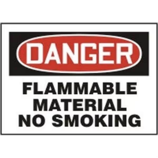 Accuform OSHA DANGER SAFETY SIGN FLAMMABLE MCHL060XV MCHL060XV - main